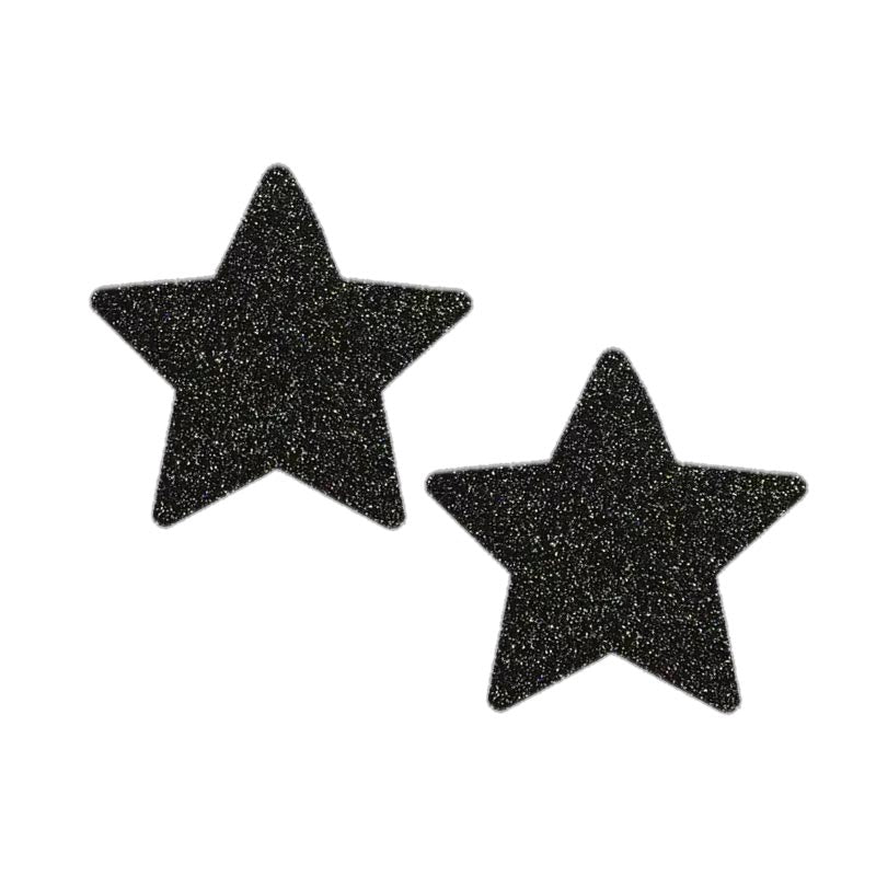 Glitter Star Brilliant Black Pasties