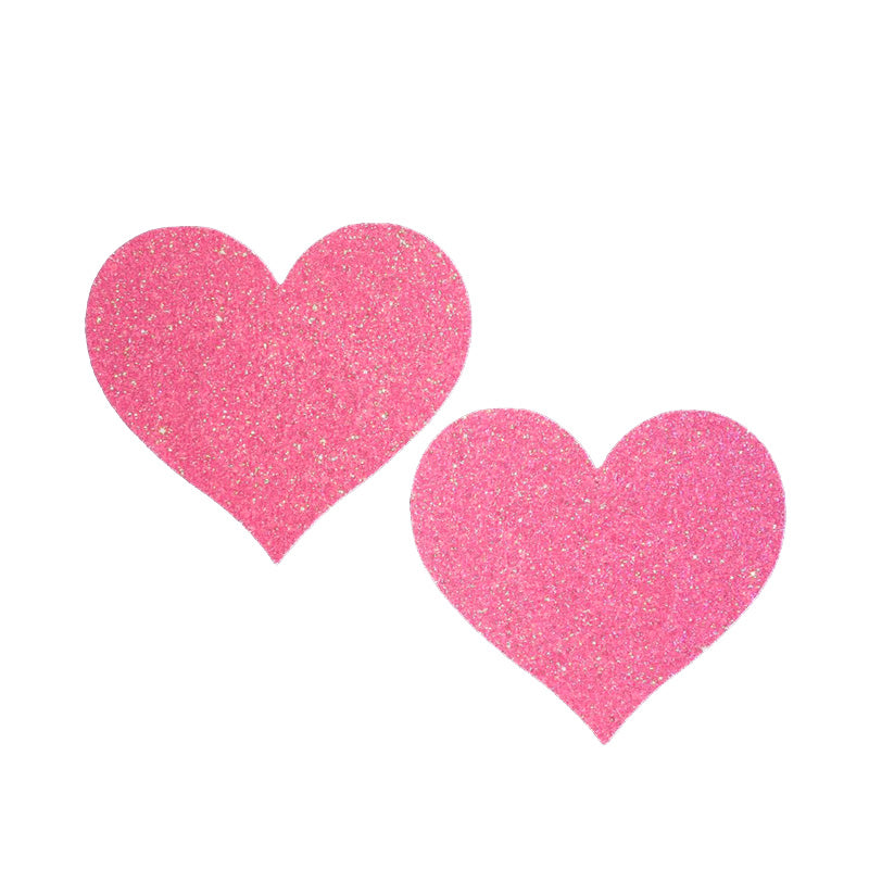 Glitter Heart Playful Pink Pasties