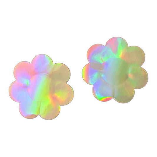 Holographic Flower Petal Pasties