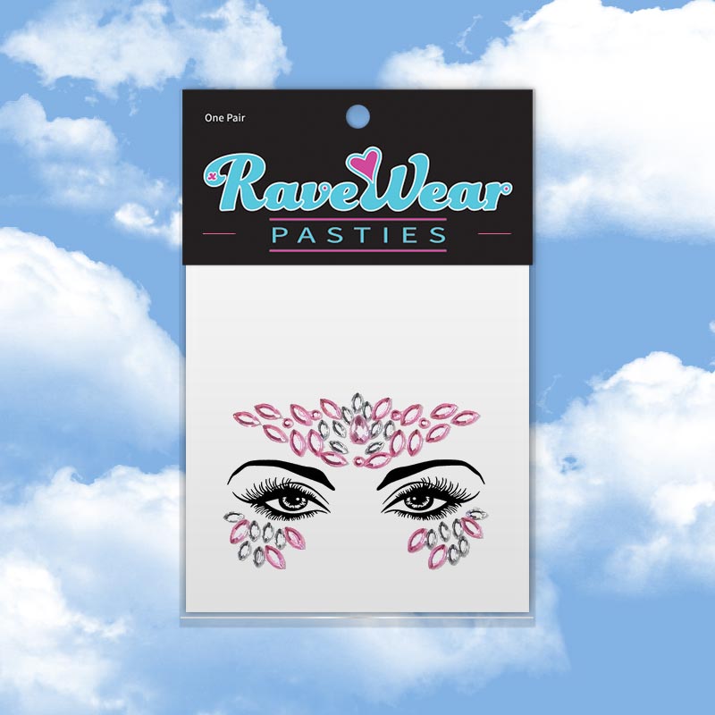 Pink Fae Face Jewels