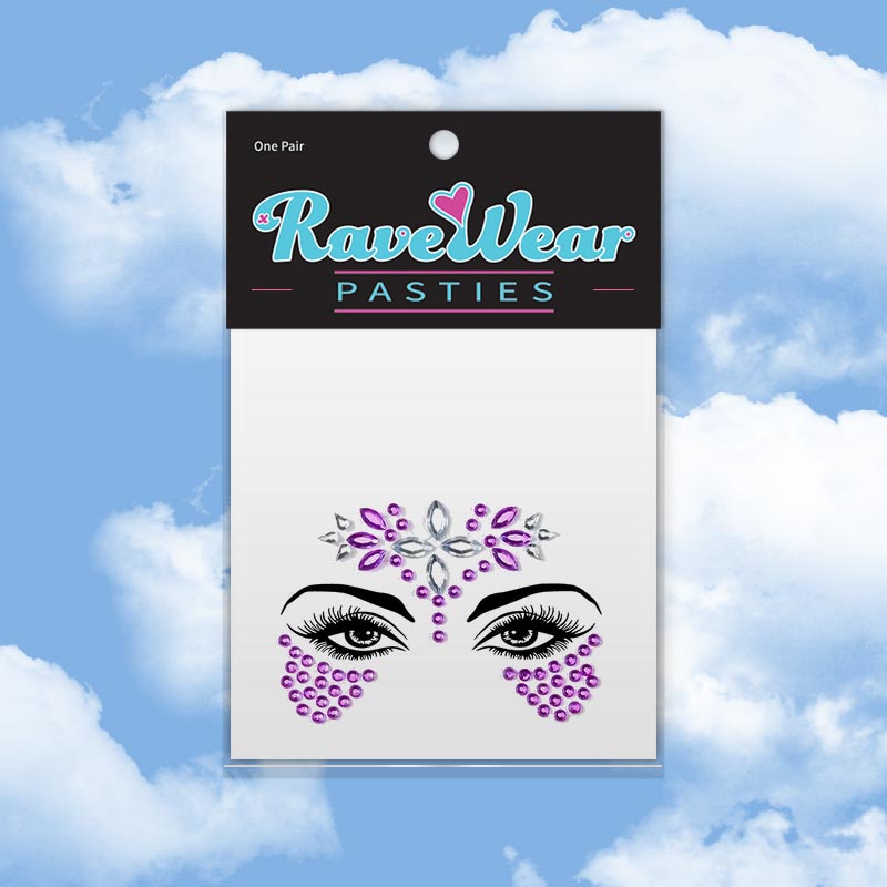 Purple Isis Face Jewels