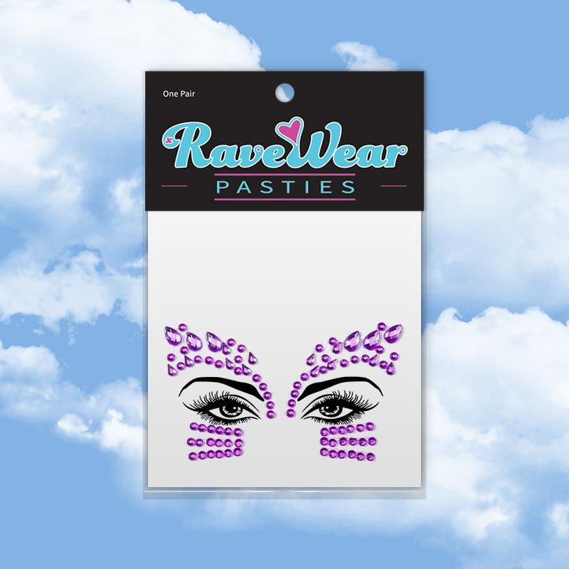 Purple Kitty Face Jewels