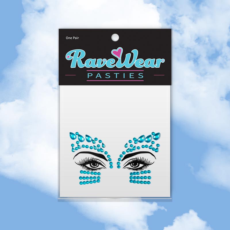 Turquoise Kitty Face Jewels