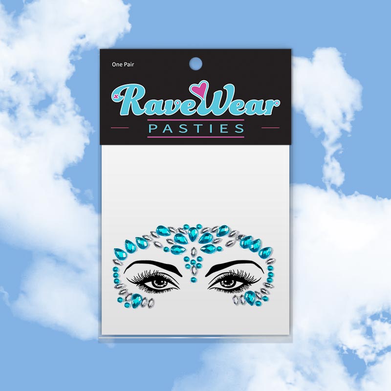 Turquoise Night Owl Face Jewels